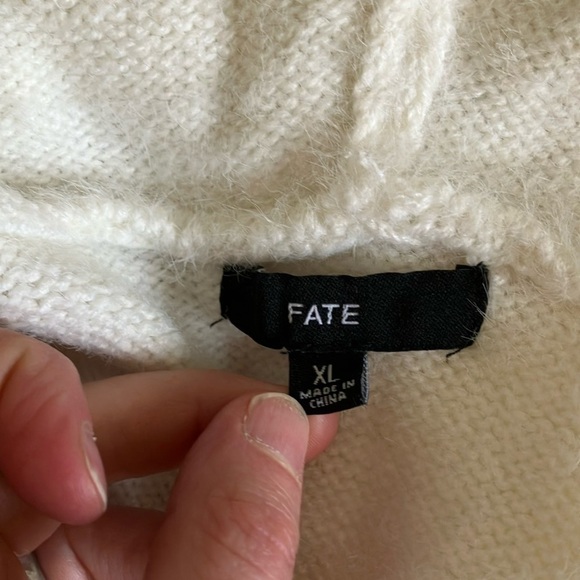 Fate open cardigan with hood - Picture 3 of 6